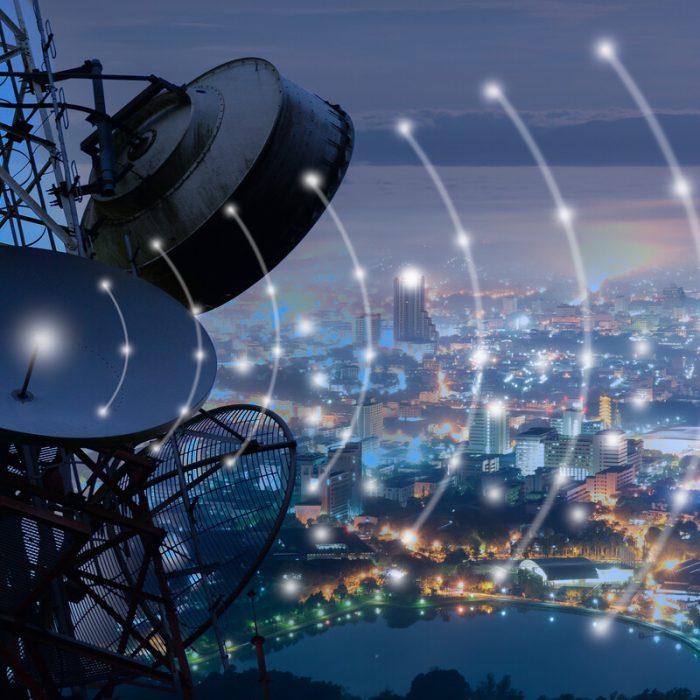 telecommunication mast TV antennas wireless technology